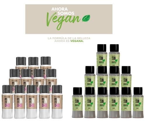 RECAMIER PROFESSIONAL SALON IN Vegan Keratin and Collagen Hair Shot Intensive Treatment - Box of 12 Shots of 0.51 FL OZ / 15 ML