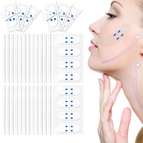 Face Lifting Tape, Face Lift Tape invisible, 240PCS Anti-Wrinkle Face Tape, Skin Facial Face Neck Tapes for Lifting Sagging Skin