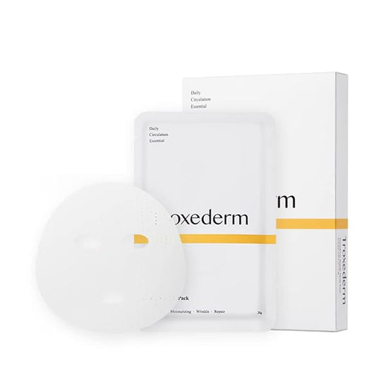 Repair Facial Mask Set – Fine Line Care, Moisturizing, and revitalizing for Face, Contains Niacinamide, Troxerutin, Adenosine and 10 Natural Extracts, Pack of 5