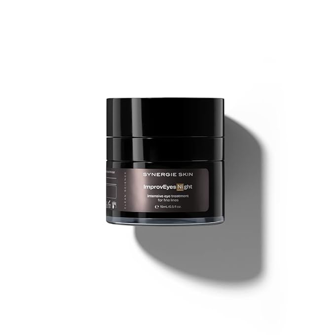 Synergie Skin - ImprovEyes, Night Age-Defying Eye Cream, Intense Hydrating Eye Wrinkle Cream for Puffiness, Dark Circles, Under Eye Bags and Fine Lines, 15 ml