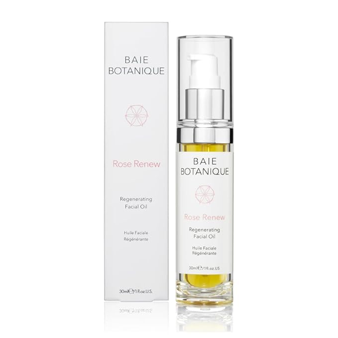 Baie Botanique Anti-Aging Facial Oil 30ml - Rose Absolute, Camelia, Borage, Evening Primrose, Abyssinian & Amla Oil - 100% Natural, 90% Organic