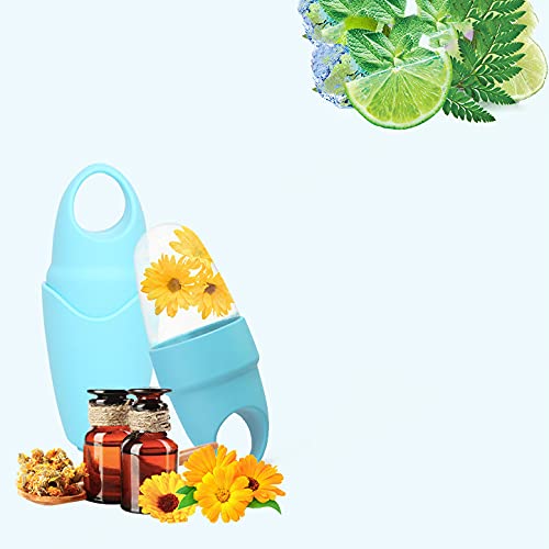 Ice Roller For Eye & Face,Beauty tools,Eye & Facial Roller,Remove Puffiness and Fine Lines, Shrink Pores,Reduce Acne and Lubricate the Skin. (Pink)