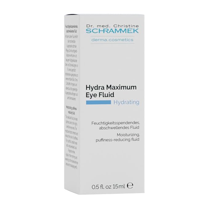 Hydra Maximum Eye Fluid (0.5 fl oz) - Reduces Fine Lines, Wrinkles & Dark Circles – Under Eye Treatment - Hyaluronic Acid - Eye Care - Dr. Schrammek