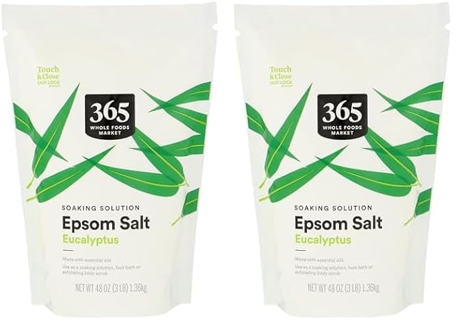 365 by Whole Foods Market, Epsom Salt Eucalyptus, 48 Ounce (Pack of 2)