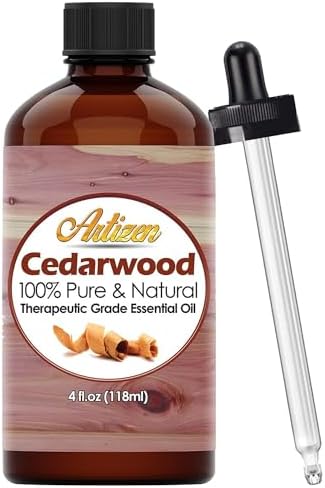 Artizen 4oz Oils - Cedarwood Essential Oil - 4 Fluid Ounces