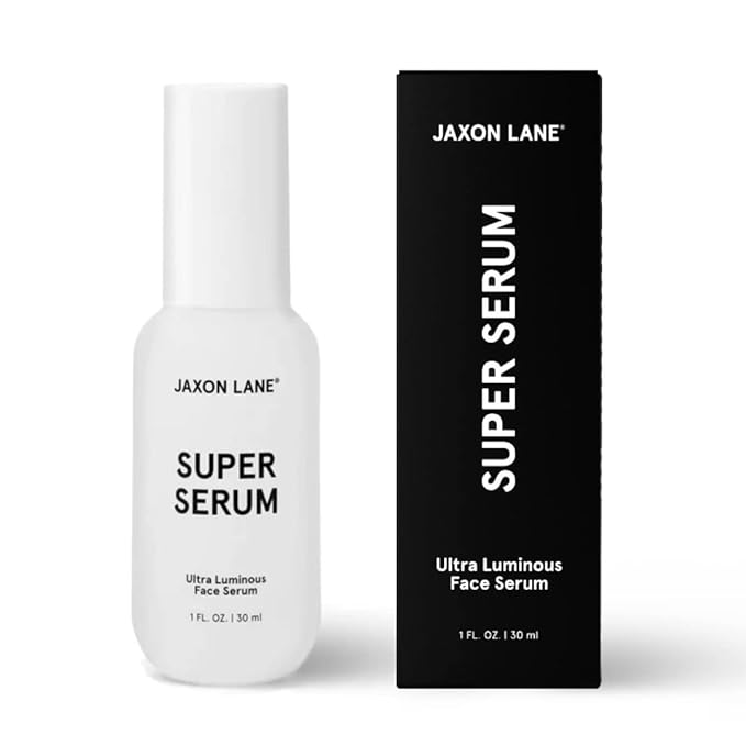 SUPER SERUM Anti Aging Serum for Face: 5% Niacinamide Serum, Bakuchiol Serum, Vitamin C Face Serum for Men Korean Skin Care Tranexamic Acid Textured skin treatment, Pore Minimizer Serum JAXON LANE 1oz