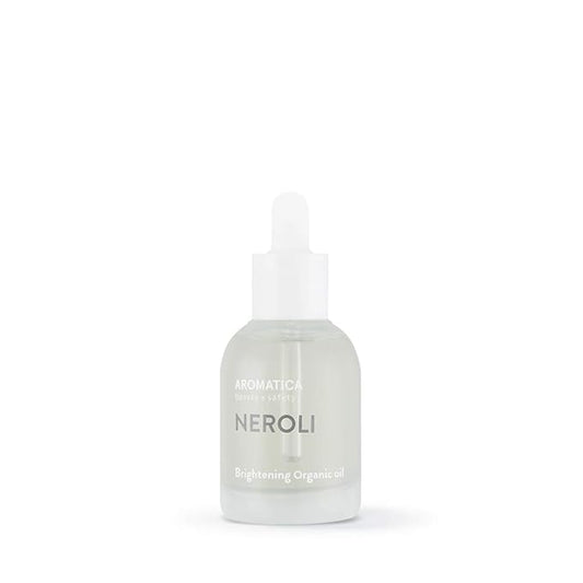 AROMATICA Organic Neroli Brightening Facial Oil 1.01oz / 30ml, Vegan