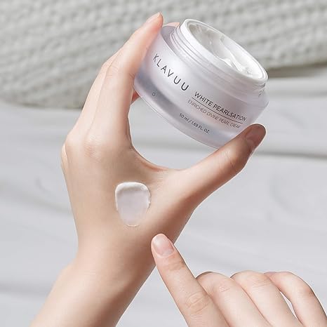 KLAVUU PEARLSATION Enriched Pearl Eye Cream – Face Moisturizer, Niacinamide, Enhances Skin Elasticity, Dark Circles Under Eye Treatment with Anti-Aging Hydration, Korean Skin Care (0.68oz/20ml)