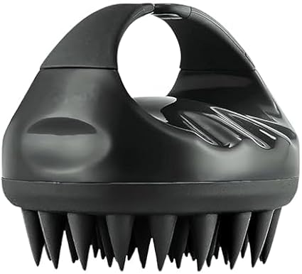 Scalp Massager Shampoo Brush 2 pcs, Soft Silicone Bristles to Remove Dandruff, Waterproof Hair Scrubber for Both Wet Dry Hair, Suitable for Men & Women (Multicolour)