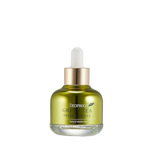 DEOPROCE Green Tea Fresh Ampoule 30ml – Korean Skin Care Hydrating Serum