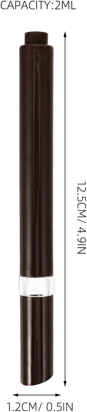 Cuticle Oil Pen Empty Refillable Nail Oil Pen with Brush Tip Cuticle Lip Gloss Containers Nail Oil Cuticle Pen Cosmetic Lip Gloss Container Nail Art Polish Pen Liquid Container 2ml