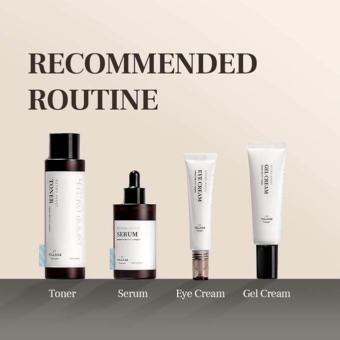 Hydro Boost Eye Cream Hyaluronic Acid Shea Butter Panthenol Deep Hydrating and Nourishing Korean Skincare (0.85 fl oz/25ml)