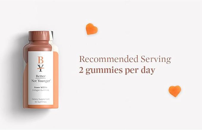 Better Not Younger Power Within Skin & Scalp Collagen Dietary Supplement and Significant Other Hair, Skin, & Nails Dietary Supplement Bundle, Gluten-Free Chewable Gummies