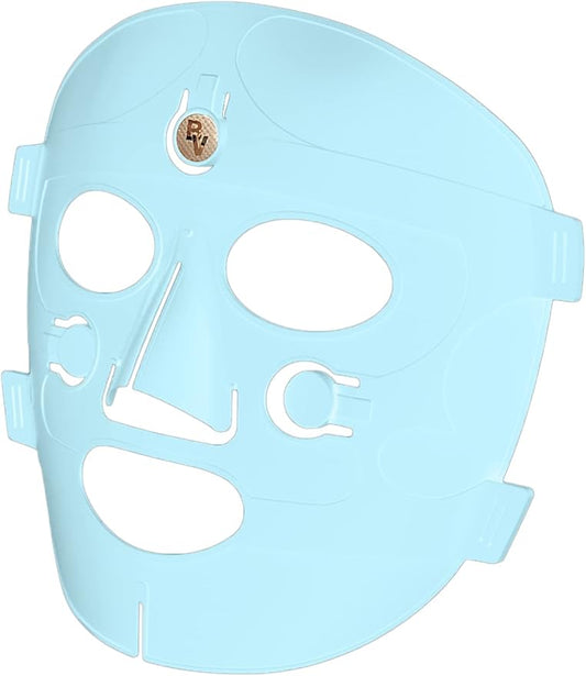TheMogan Bandivita Facial Micro Galvanic Cell Silicon Mask Hydration 140% Absorption Skin Care Blue