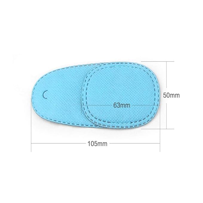 12PCS Amblyopia Eye Patch For Glasses, Children Weak Eye Patches for Strabismus Amblyopia, No irritation to skin (6 Pieces Pink, 6 Pieces Blue)