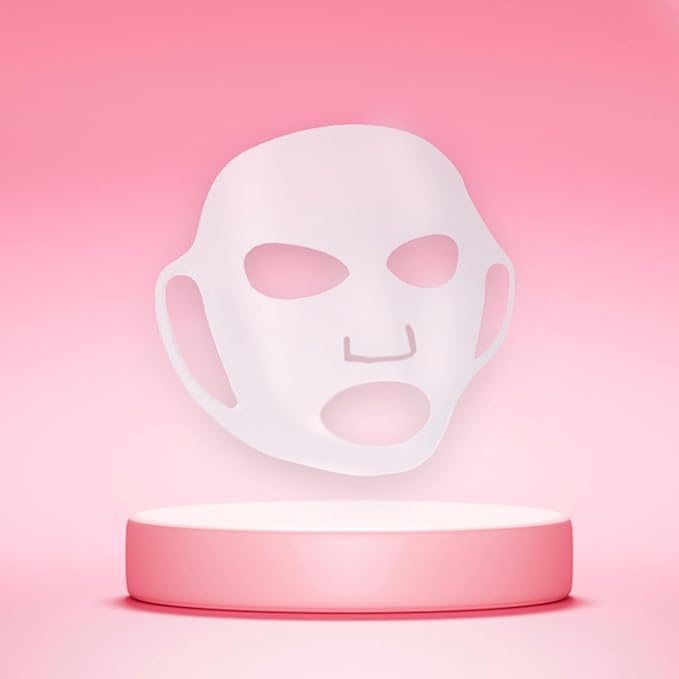 Ideal Swan 4 Pack Reusable Silicon Anti Mask - Wrinkle Silicone Face Mask Holder, Moisturizing Facial Mask Cover, Prevent Evaporation, Beauty Face Tool