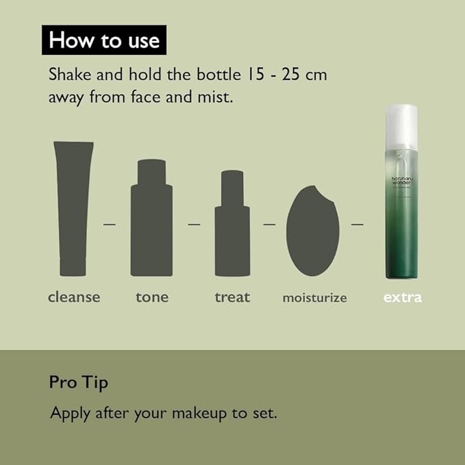 Haruharu Wonder Black Bamboo Mist - Hydrating and Firming Skin, Black Rice, Panax Ginseng for Clean and Smooth Skin Surface (5.07 fl.oz) | Vegan, Crurelty Free, EWG-Green