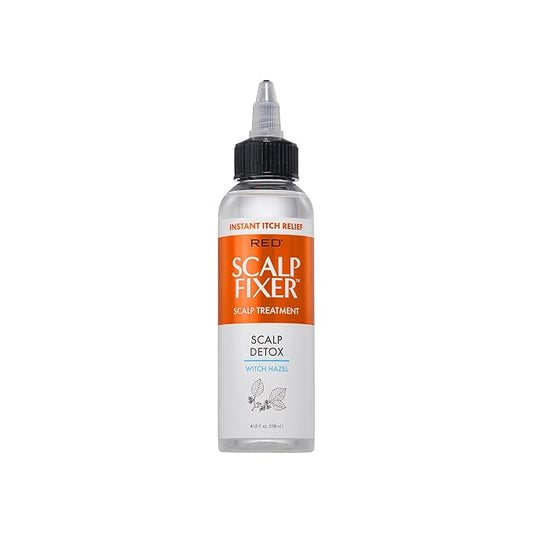 Red by Kiss Scalp Fixer Dry & Itchy Scalp Treatment Instant Cooling Sooth, Hydration & Buildup Control, Detoxify & Balance Healthy Hair (4 fl.oz, Tea Tree(Tension Relief))