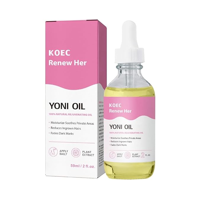Renew Her Essential Oils Help Lighten Dark Spots, Help Feminine Ingrown Hair Growth, Nourish and moisturize ingredient, Designed for all Female Skin Fypes