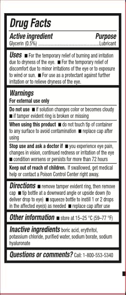 Blink Boost Preservative-Free Lubricating Eye Drops, Eye Care Drops for Dry Eyes, Instant Moisture for Dry Irritated Eyes & Comfort Throughout the Day, Contact Lens Friendly, 10 mL