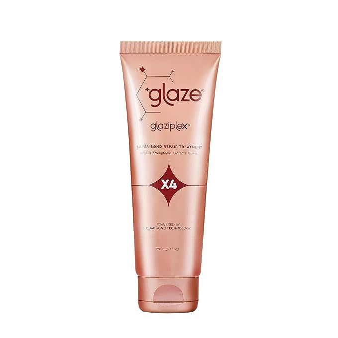 glaze Glaziplex Super Bond Treatment – Deep Conditioning Hair Mask Repairs, Strengthens, Protects in Just 4 minutes – 4oz/120ml
