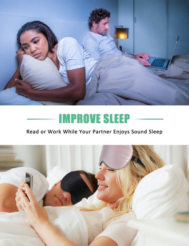 BeeVines Gel Eye Masks & Silk Sleep Mask