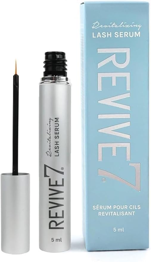 Original Revive7 Revitalizing Lash Serum for Eyelash Thickness - Eyelash Serum Brow Enhancer Eyelash Eyebrow - Lash Enhanced Formula for Longer, Full and Thicker Natural Eyelash, Made in Canada (5 ml)