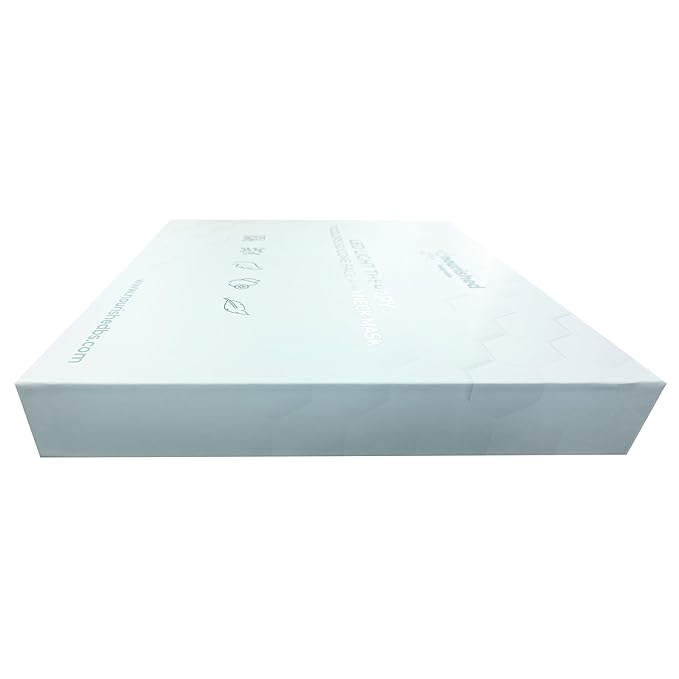 LED Light Therapy Face & Neck Mask - Facial Skin Care Device - 7 Colors Red & Blue - Rejuvenation, Anti-aging Product for Wrinkles