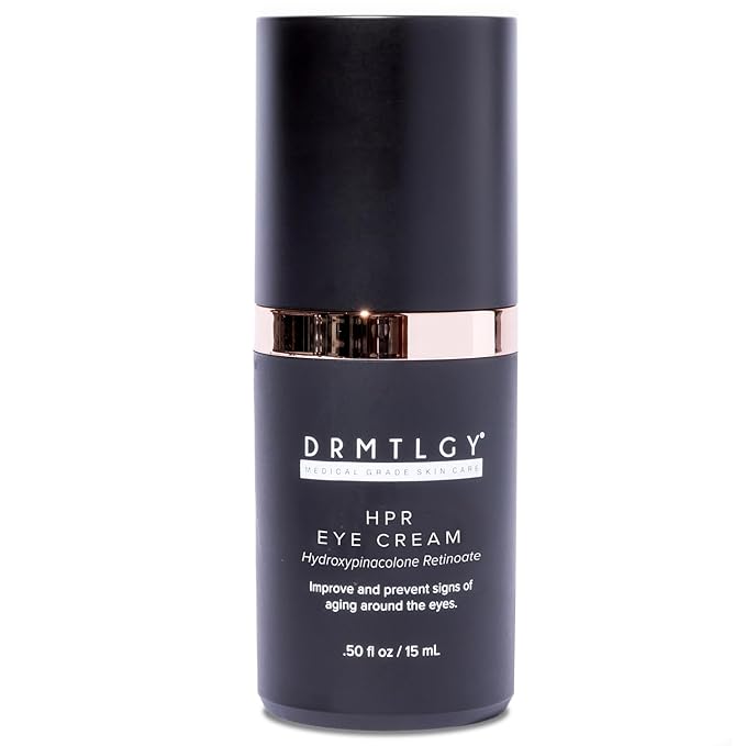 DRMTLGY Bright Eyes Set: HPR Eye Cream & Brightening Eye Masks - Target Dark Circles, Puffiness, Wrinkles, and Bags Under Eyes