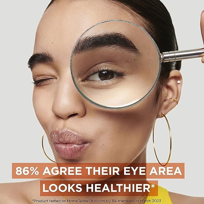 Garnier Eye Cream, With 4% Vitamin C, Brightening Eye Treatment For Dark Circles, Prevents Under Eye Bags And Puffiness, Vitamin C*, 15ml