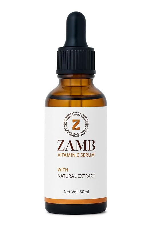 Zamb 15% Vitamin C Face Serum for Glowing Skin – Anti Aging, Hydrating, Brightening, Dark Spot Remover, Even Skin Tone, With Hyaluronic Acid & Natural Extract, For all type of skin – 1 fl oz