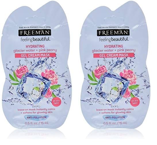 Freeman Facial Glacier Water Hydrating Cream Mask (Pack of 2)