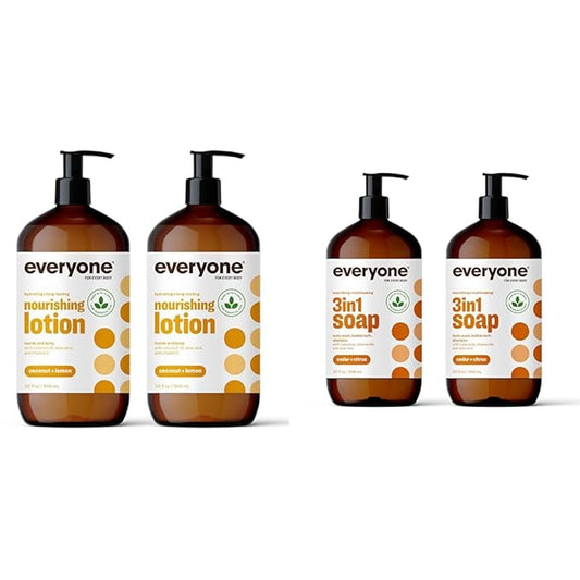 Everyone Nourishing Hand and Body Lotion & 3-in-1 Soap