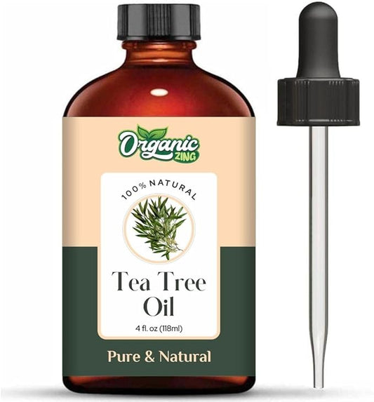 Tea Tree (Melaleuca Alternifolia) Oil | Pure & Natural Essential Oil for Aroma, Diffusers, Skincare & Haircare - 118ml/3.99fl oz