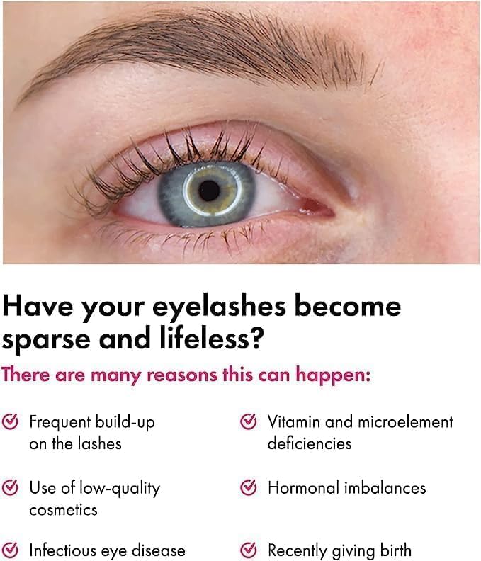 XL Lash and Brow Booster, Growth Serum with Eyelash and Eyebrow Enhancer, Promotes Stronger, Thicker, Healthier Lashes with Botanicals and Peptides