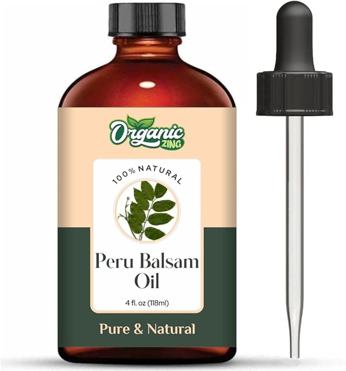 Peru Balsam (Myroxylon Balsamum) Oil | Pure & Natural Essential Oil for Aroma, Diffuser, Haircare & Skincare - 118ml/3.99fl oz