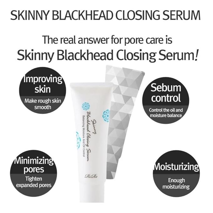 RiRe Women's Skinny Blackhead Closing Serum, 1.35 Ounce