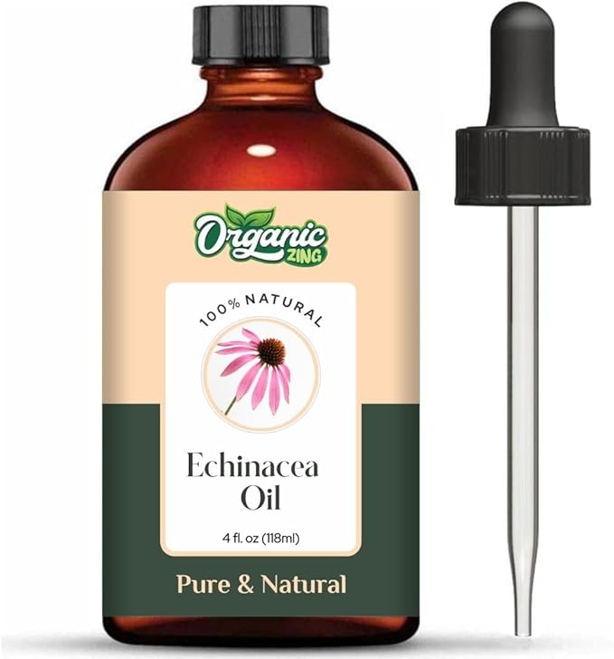Echinacea (Echinacea angustifolia) Oil | Pure & Natural Carrier Oil for Skincare and Hair Care - 118ml/3.99fl oz