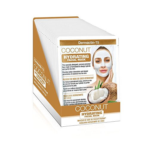 Dermactin-TS Hydrating Coconut Facial Sheet Mask (3-Pack)