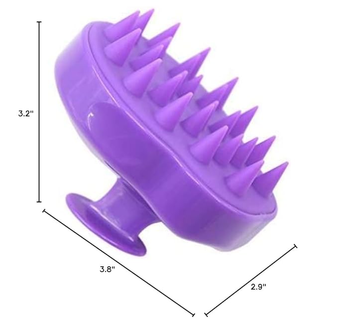 Hair Scalp Massager Shampoo Brush, Scalp Care Brush (Purple)