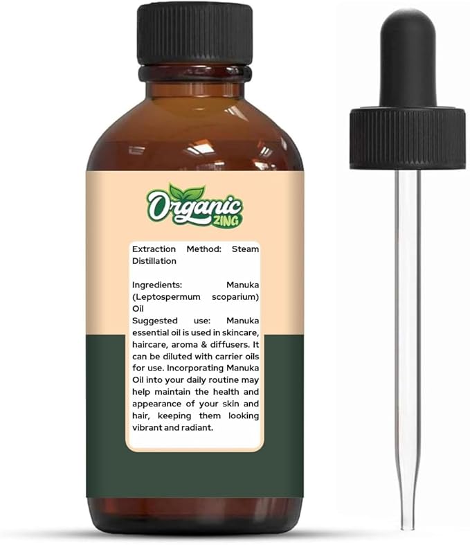 Manuka (Leptospermum scoparium) Oil | Pure & Natural Oil for Skin Care. Hair Care, Aroma & Diffusers- 30ml/1.01fl oz