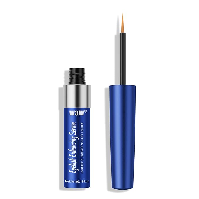 Lash Serum, W3W Eyelash Growth Serum, Eyelash Serum, Lash Serum for Boost Lash Growth Serum, Advanced Formula for Longer, Fuller, and Thicker Lashes, 3 ML (Blue)