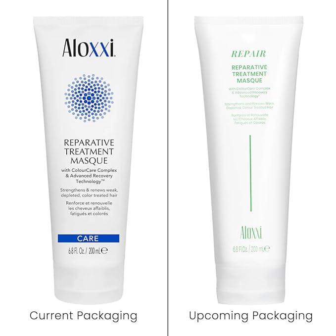 ALOXXI Repair Hair Mask for Color-Treated Hair - Hair Treatment Mask with Keratin & Peptides - Deep Treatment Masque for Dull & Damaged Hair, 6.8Fl Oz