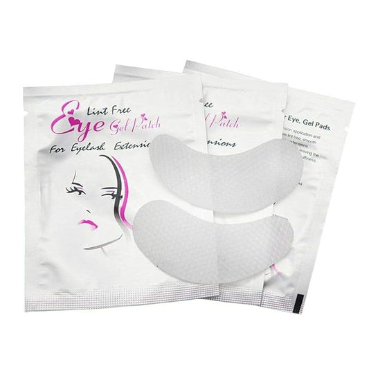 50 Pairs Eyelash Extension Under Eye Gel Pads Lint Free Eye Gel Pads for Eyelash Extension Supplies Beauty Makeup Eye Mask Kit Eye Mask Beauty Tool Accessories