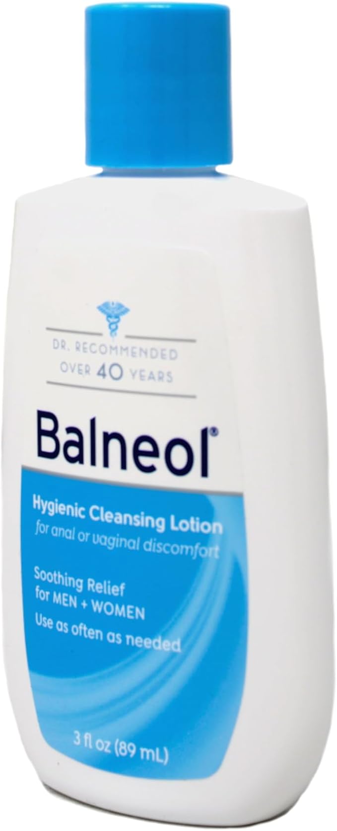 Balneol Hygienic Cleansing Lotion Bottles, 3 Fl Oz (Pack of 6)