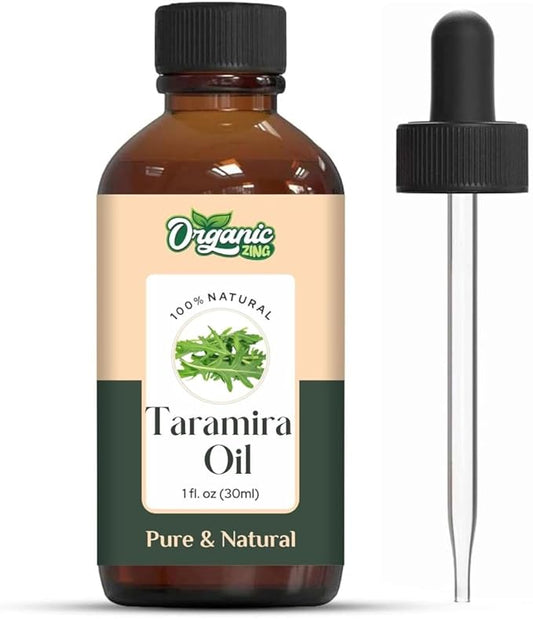 Taramira (Eruca vesicaria SSP. Sativa) Oil |Pure & Natural Steam Distilled Essential Oil Massage, Skincare & Haircare- 30ml/1.01fl oz