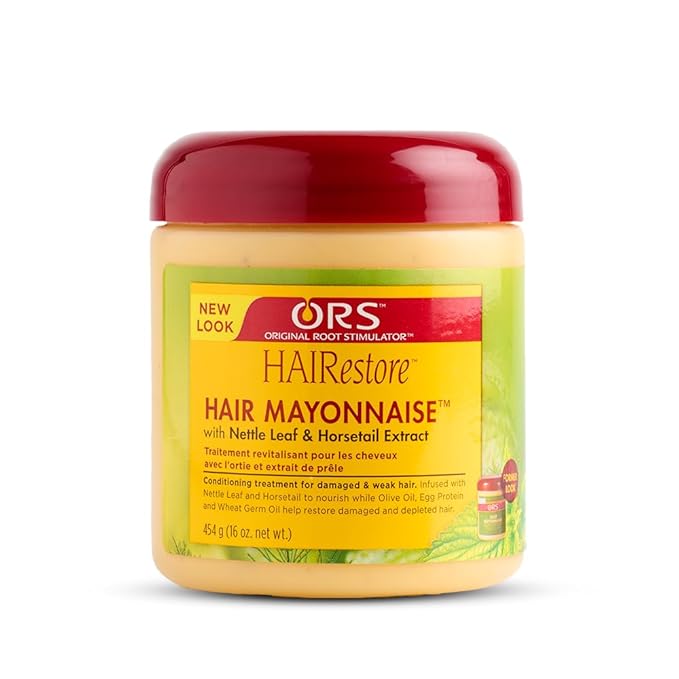 ORS HAIRestore Hair Mayonnaise with Nettle Leaf and Horsetail Extract HAIRepair Coconut Oil & Baobab Vital Oils - Bundle