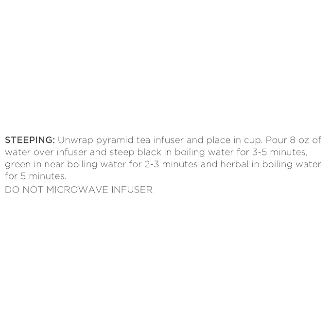 Tea Forte Paradis Petite Presentation Box Tea Gift Set Sampler, 10 Count, 2 of Each Variety Individually Wrapped Handcrafted Pyramid Infuser Bags