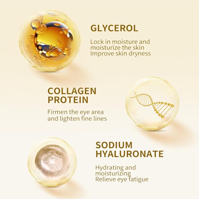 20 Pairs Under Eye Patches, Collagen Crystal Eye Mask for Dark Circles and Puffiness - Anti Aging Under Eye Mask.