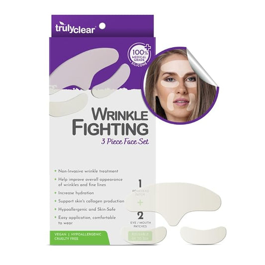 20X Reusable Expression Line Smoothing, Medical-Grade Silicone for Overnight Wrinkle Reduction & Anti-Aging Hydration, Beautify Brow Lift Forehead Anti-Wrinkle Patch
